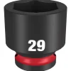 Milwaukee Shockwave Impact Duty 1/2" Drive 29mm Standard 6 Point Socket 49-66-6261