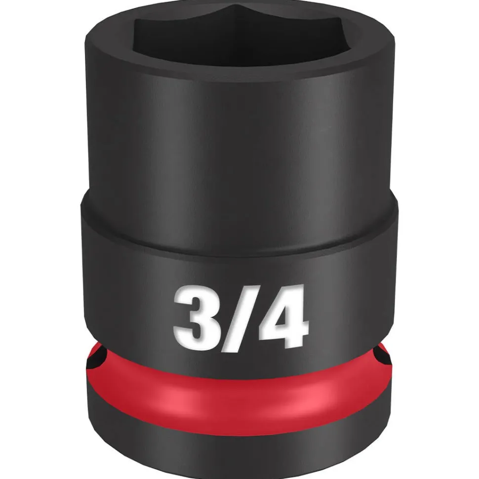 Milwaukee Shockwave Impact Duty 1/2" Drive 3/4" Standard 6 Point Socket 49-66-6206
