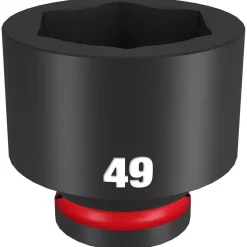Milwaukee Shockwave Impact Duty 3/4" Drive 49mm Standard 6 Point Socket 49-66-6387
