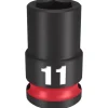 Milwaukee Shockwave Impact Duty 3/8'' Drive 11mm Standard 6 Point Socket 49-66-6135