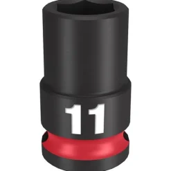 Milwaukee Shockwave Impact Duty 3/8'' Drive 11mm Standard 6 Point Socket 49-66-6135