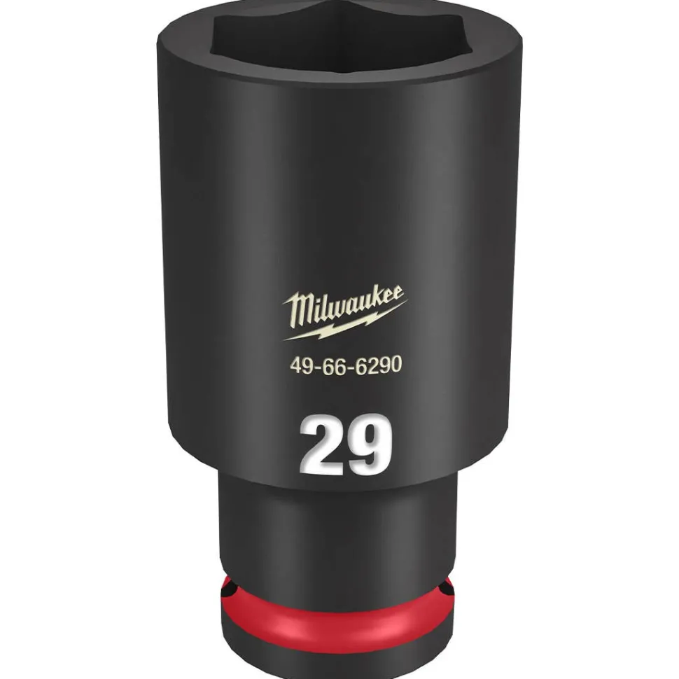 Milwaukee Shockwave Impact Duty 1/2" Drive 29mm Deep 6 Point Socket 49-66-6290