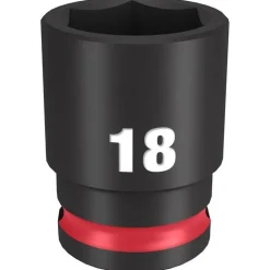 Milwaukee Shockwave Impact Duty 3/8'' Drive 18mm Standard 6 Point Socket 49-66-6142