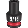 Milwaukee Shockwave Impact Duty 3/8'' Drive 5/16" Standard 6 Point Socket 49-66-6102