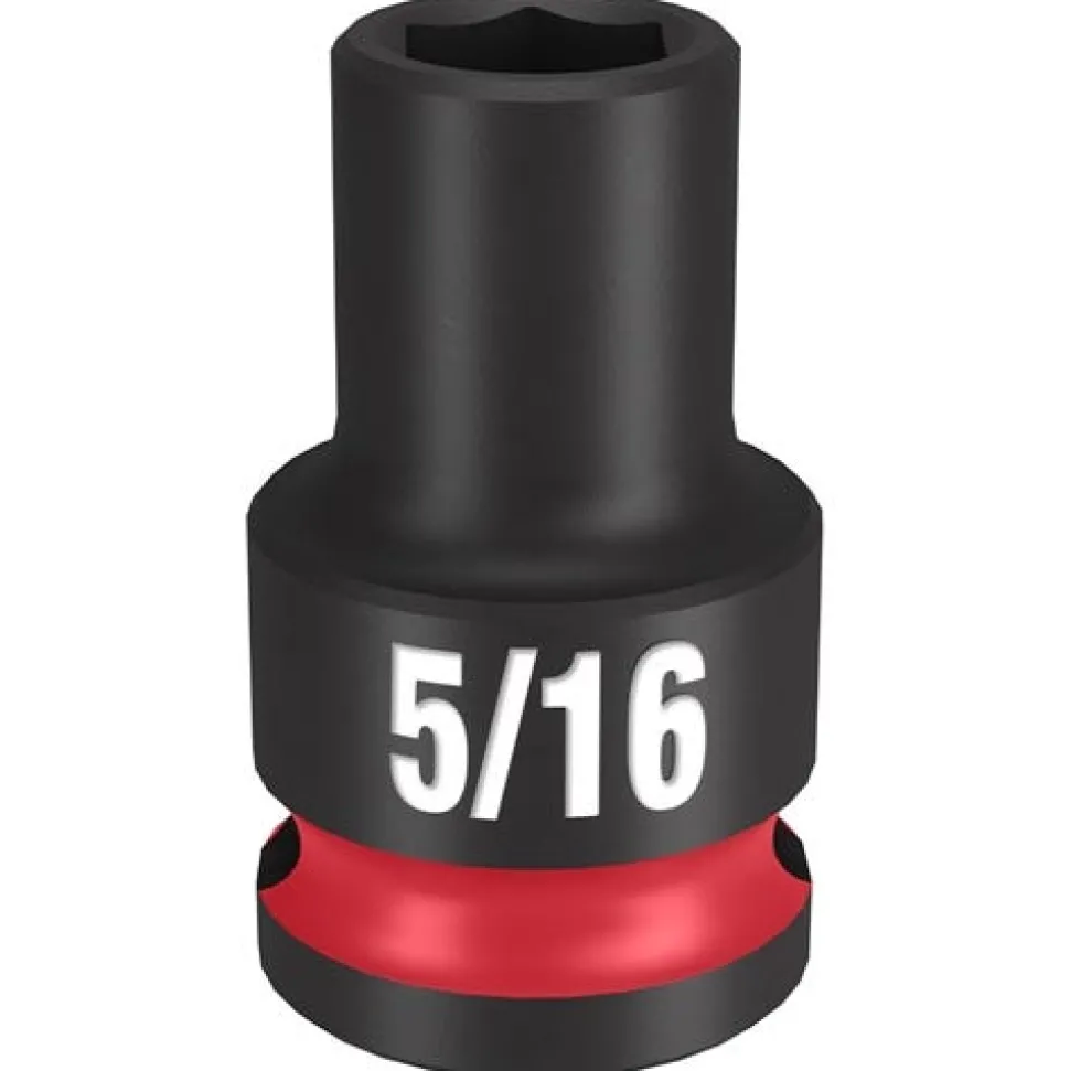 Milwaukee Shockwave Impact Duty 3/8'' Drive 5/16" Standard 6 Point Socket 49-66-6102