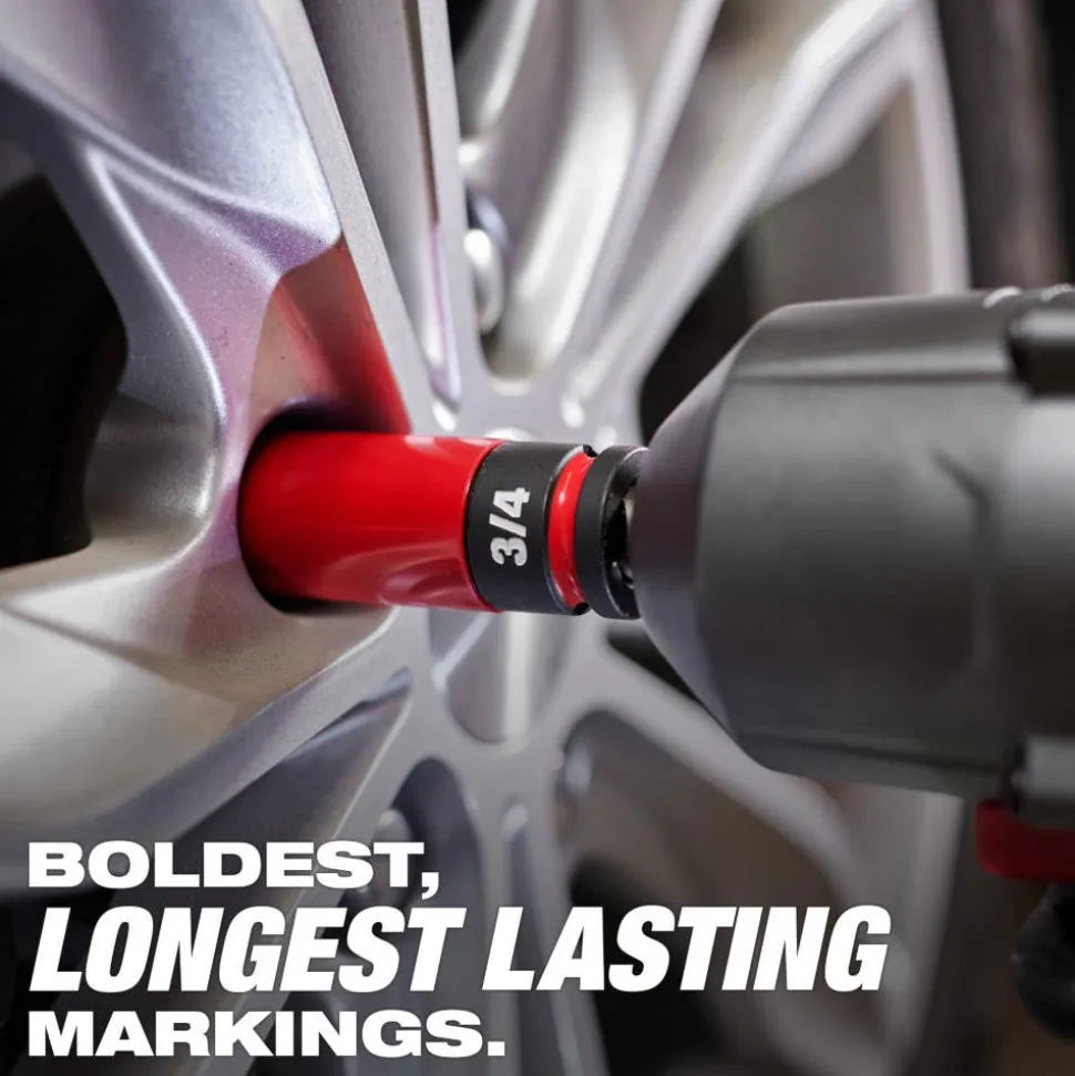 Milwaukee SHOCKWAVE Impact Duty 1/2" Drive 7/8" SAE Lug Nut Wheel Socket 49-66-7812