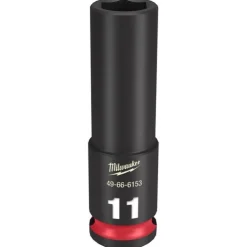 Milwaukee Shockwave Impact Duty 3/8'' Drive 11mm Deep 6 Point Socket 49-66-6153