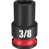 Milwaukee Shockwave Impact Duty 3/8'' Drive 3/8" Standard 6 Point Socket 49-66-6104