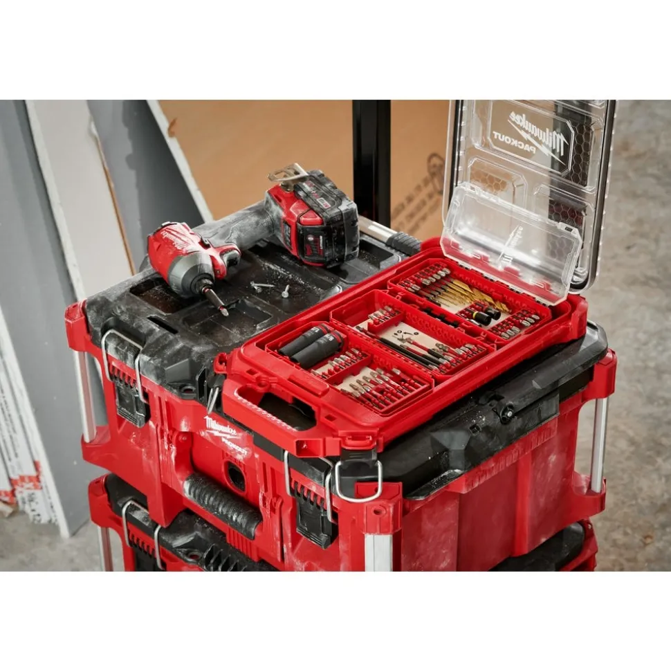 Milwaukee SHOCKWAVE Impact Duty Drill, Drive & Fasten Set - 75 Piece 48-32-4098