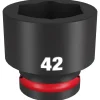 Milwaukee Shockwave Impact Duty 3/4" Drive 42mm Standard 6 Point Socket 49-66-6380
