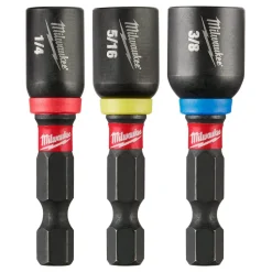 Milwaukee SHOCKWAVE Impact Duty 1-7/8" Magnetic Nut Driver Set 3 Piece 49-66-4561