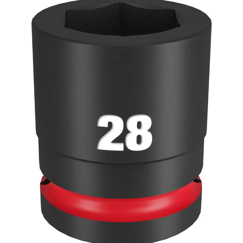 Milwaukee Shockwave Impact Duty 3/4" Drive 28mm Standard 6 Point Socket 49-66-6366