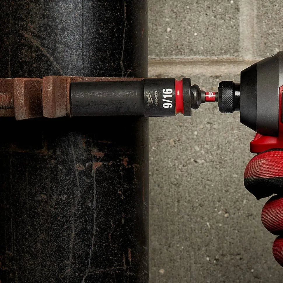 Milwaukee Shockwave Impact Duty 1/2" Drive 9/16" Deep 6 Point Socket 49-66-6223