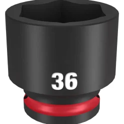 Milwaukee Shockwave Impact Duty 1/2" Drive 36mm Standard 6 Point Socket 49-66-6268