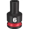 Milwaukee Shockwave Impact Duty 3/8'' Drive 6mm Standard 6 Point Socket 49-66-6130