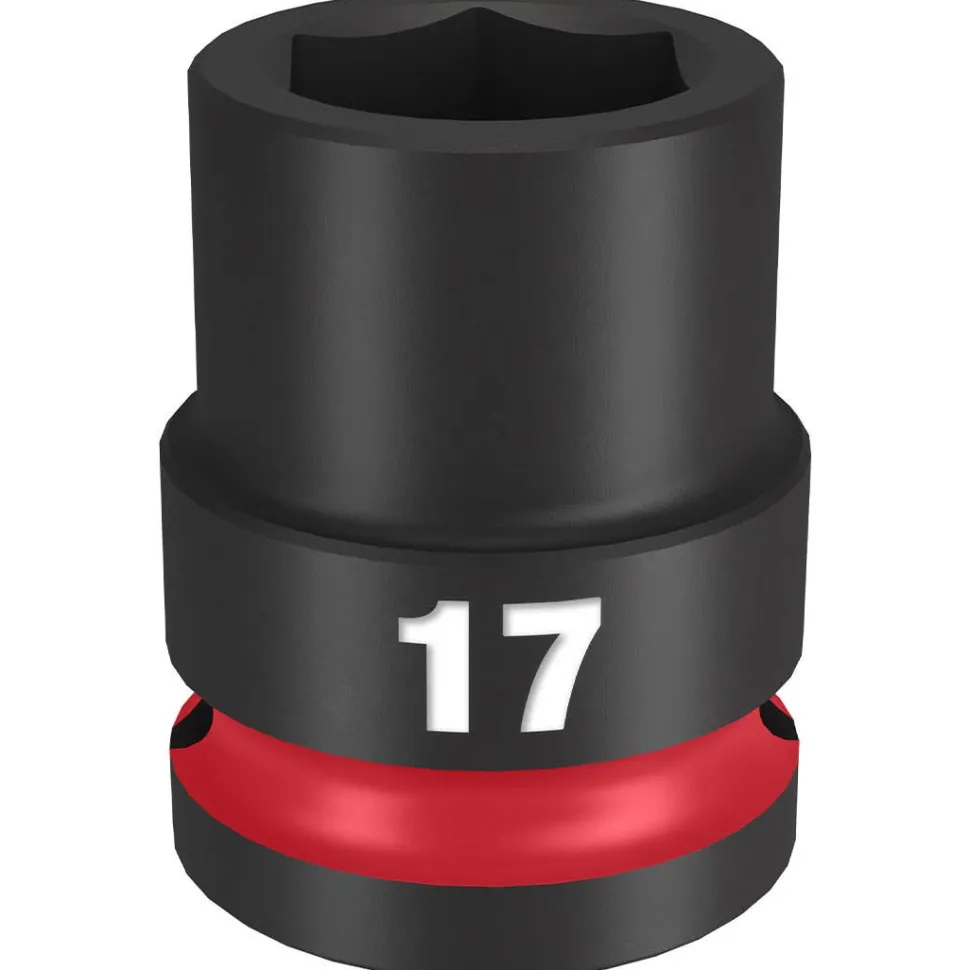 Milwaukee Shockwave Impact Duty 1/2" Drive 17mm Standard 6 Point Socket 49-66-6249
