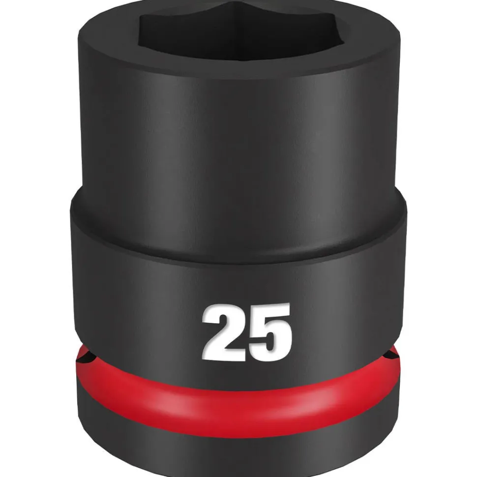 Milwaukee Shockwave Impact Duty 3/4" Drive 25mm Standard 6 Point Socket 49-66-6363