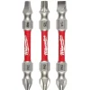 Milwaukee SHOCKWAVE Impact Duty PH2/SQ2/T25 Double Ended Bits 3 Piece 48-32-4319