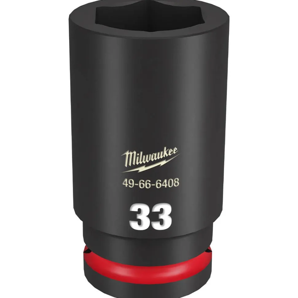 Milwaukee Shockwave Impact Duty 3/4" Drive 33mm Deep 6 Point Socket 49-66-6408