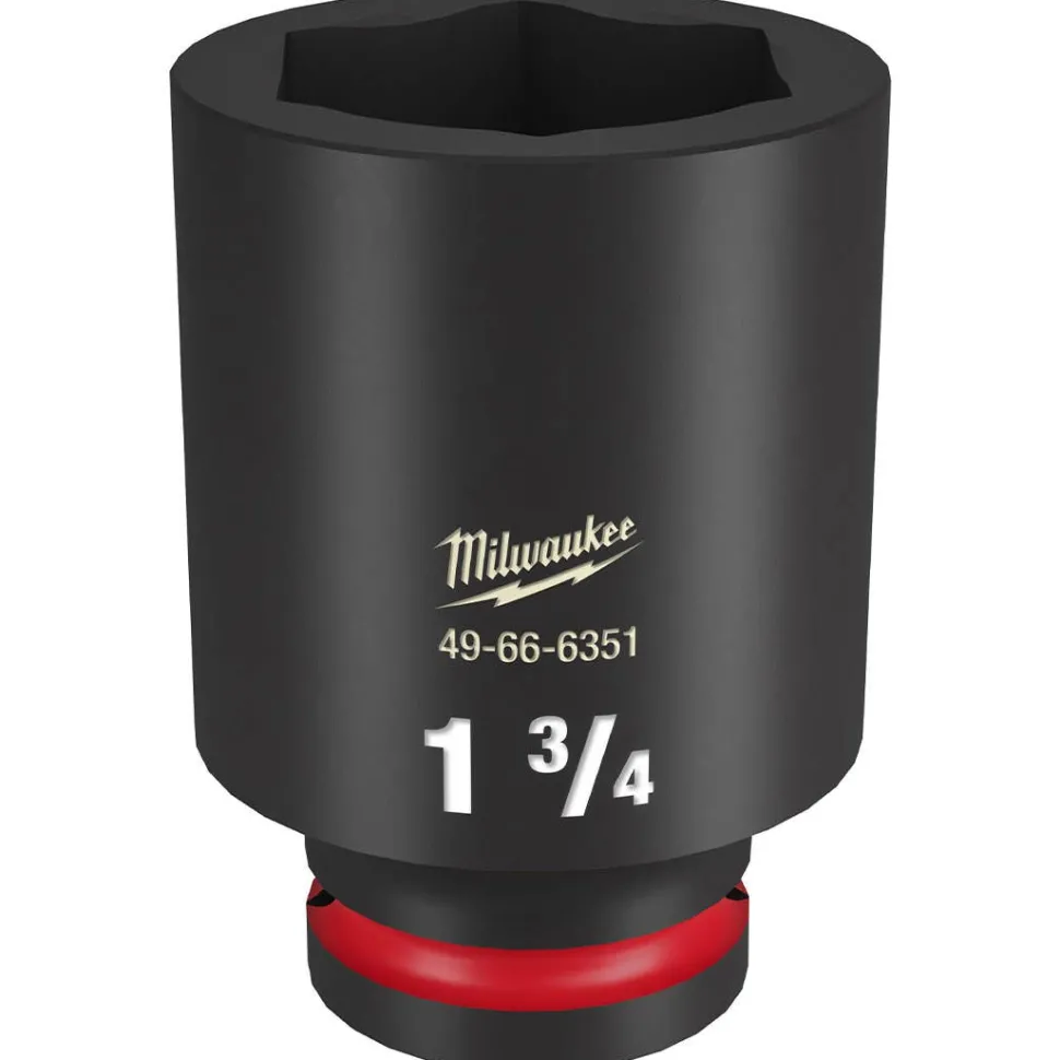 Milwaukee Shockwave Impact Duty 3/4" Drive 1-3/4" Deep 6 Point Socket 49-66-6351