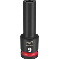 Milwaukee Shockwave Impact Duty 1/2" Drive 9mm Deep 6 Point Socket 49-66-6270
