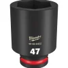 Milwaukee Shockwave Impact Duty 3/4" Drive 47mm Deep 6 Point Socket 49-66-6422