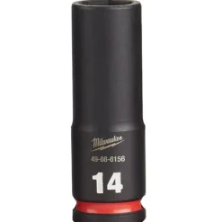 Milwaukee Shockwave Impact Duty 3/8'' Drive 14mm Deep 6 Point Socket 49-66-6156