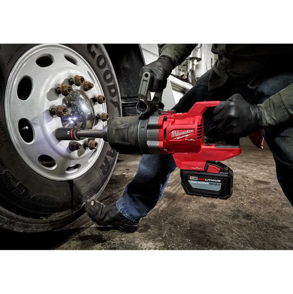 Milwaukee SHOCKWAVE Impact Duty 1" Drive 7PC MM & SAE Wheel Service Socket PACKOUT Set 49-66-7840