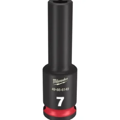 Milwaukee Shockwave Impact Duty 3/8'' Drive 7mm Deep 6 Point Socket 49-66-6149