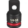 Milwaukee Shockwave Impact Duty 1/4" To 3/8" Drive Socket Adapter 49-66-6720