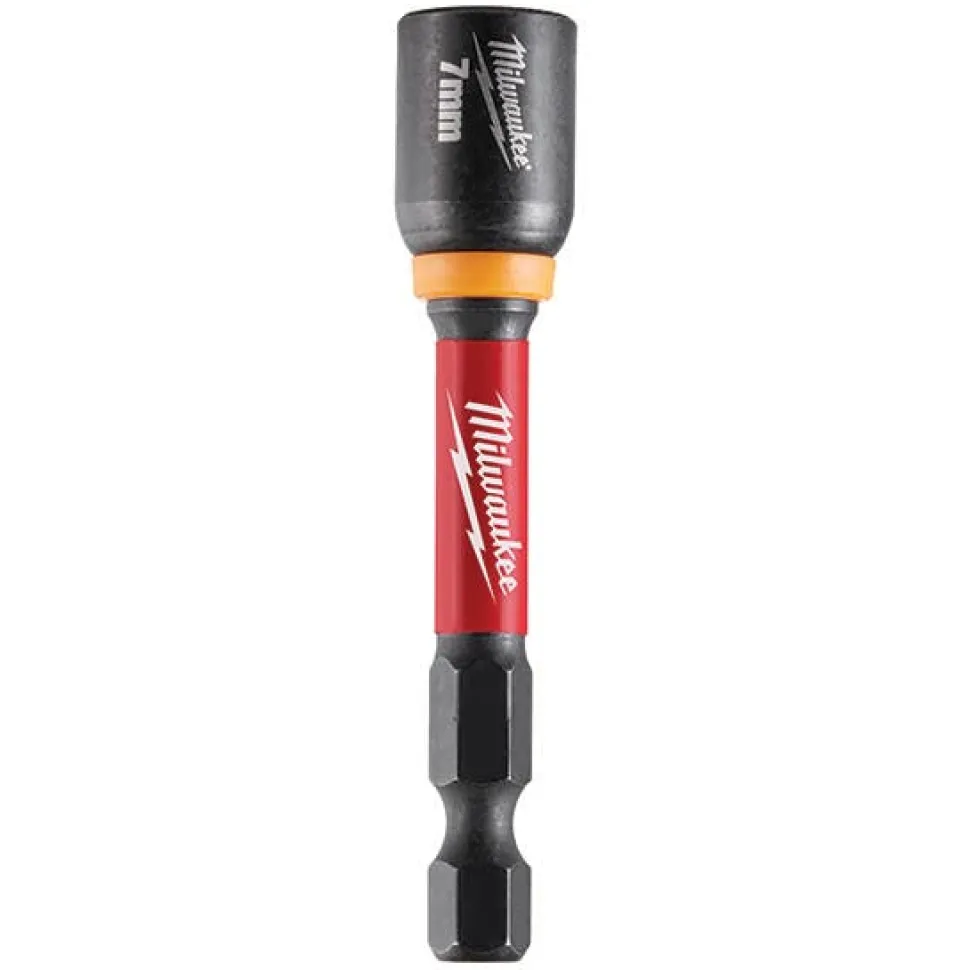 Milwaukee SHOCKWAVE Impact Duty 7MM x 2-9/16" Magnetic Nut Driver 10PK 49-66-0707