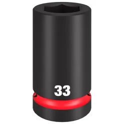 Milwaukee SHOCKWAVE Impact Duty 1" Drive 33mm Deep 6 Point Socket 49-66-6627