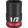 Milwaukee Shockwave Impact Duty 3/8'' Drive 1/2" Standard 6 Point Socket 49-66-6106