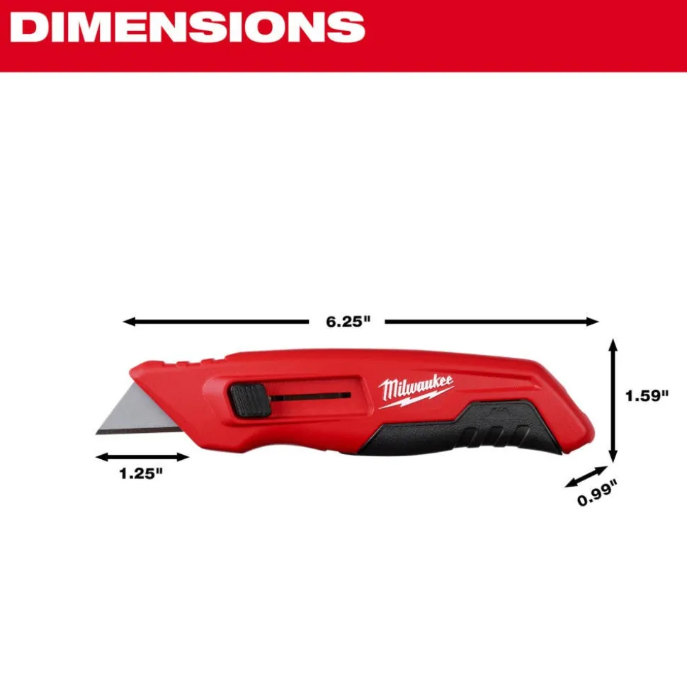 Milwaukee Side Sliding Utility Knife 48-22-1515