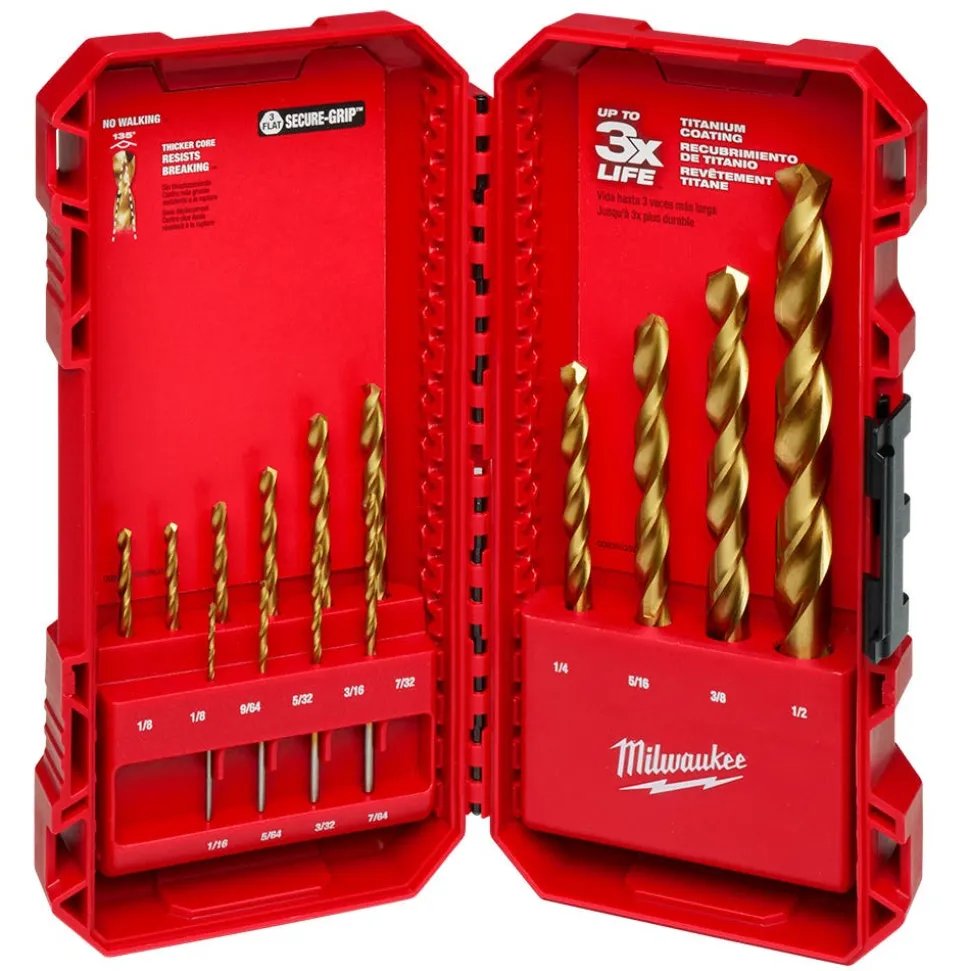 Milwaukee THUNDERBOLT Titanium Drill Bit Set - 14 Piece 48-89-0011