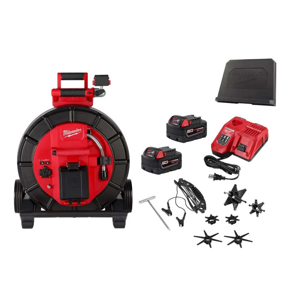 Milwaukee Tool M18 200’ Mid-Stiff Modular Pipeline Inspection System 3975-22