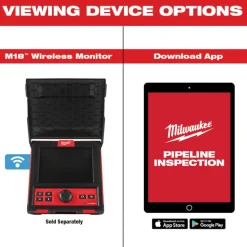 Milwaukee Tool M18 200’ Mid-Stiff Modular Pipeline Inspection System 3975-22