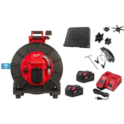 Milwaukee Tool M18 200’ Stiff Modular Pipeline Inspection System 3974-22