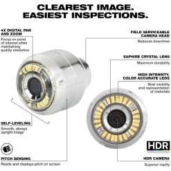 Milwaukee Tool M18 200’ Stiff Modular Pipeline Inspection System 3974-22
