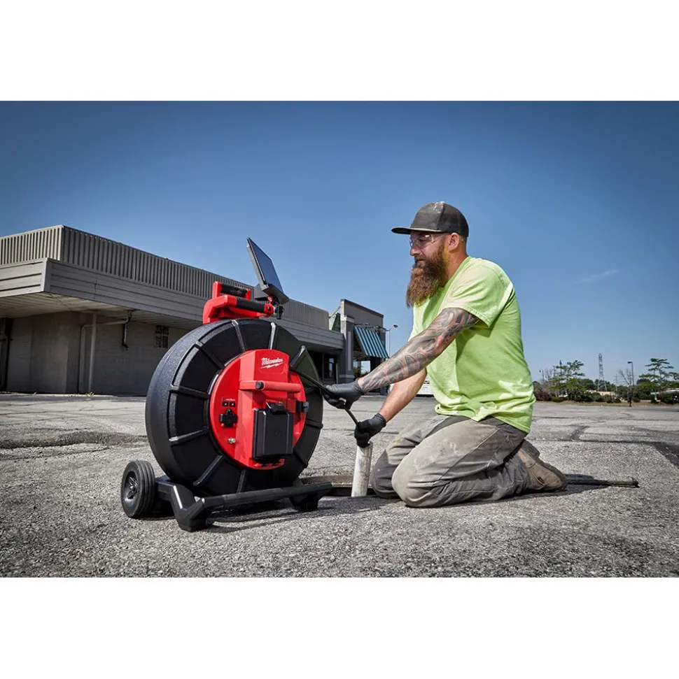Milwaukee Tool M18 200’ Stiff Modular Pipeline Inspection System 3974-22