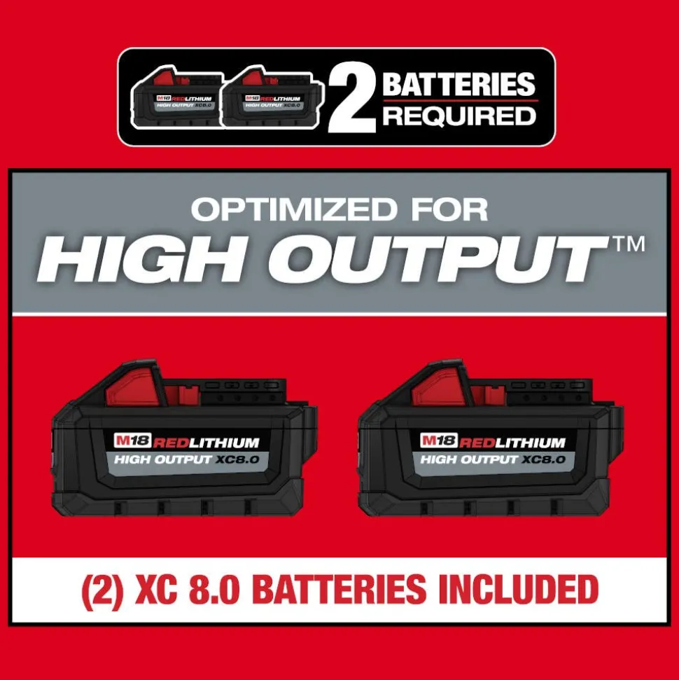 Milwaukee Tool M18 FUEL 17” Dual Battery String Trimmer Kit 3006-22