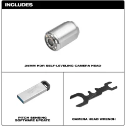 Milwaukee Tool 25mm Camera Head Replacement Kit for M18 Modular Pipeline Inspection System 48-53-3973