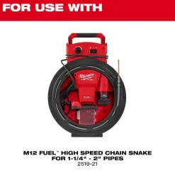 Milwaukee Tools 1-1/4" - 1-1/2" Carbide Chain Knocker for 1/4" Chain Snake Cable 48-53-3035