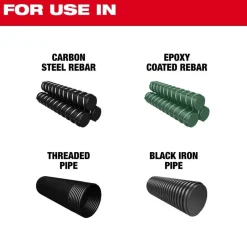 Milwaukee Tools #10 (1-1/4”) Rebar Cutting Blade - 5 PK 48-40-4065