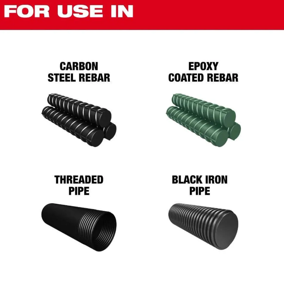 Milwaukee Tools #10 (1-1/4”) Rebar Cutting Blade - 5 PK 48-40-4065