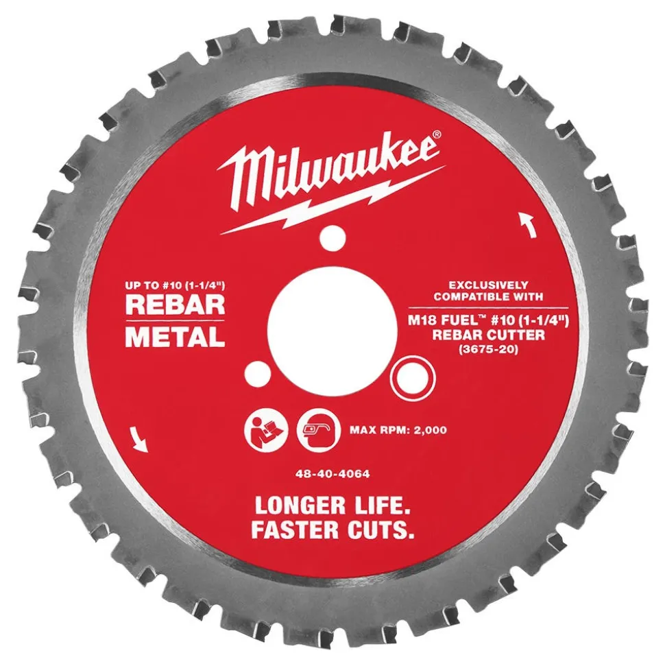 Milwaukee Tools #10 (1-1/4") Rebar Cutting Blade 48-40-4064
