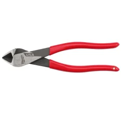 Milwaukee Tools 8" Angled Head Diagonal Dipped Grip Cutting Pliers (USA) MT508A