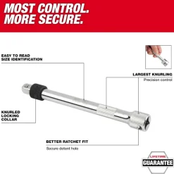 Milwaukee Tools 1/4" Drive 6" Locking Extension 43-24-9301