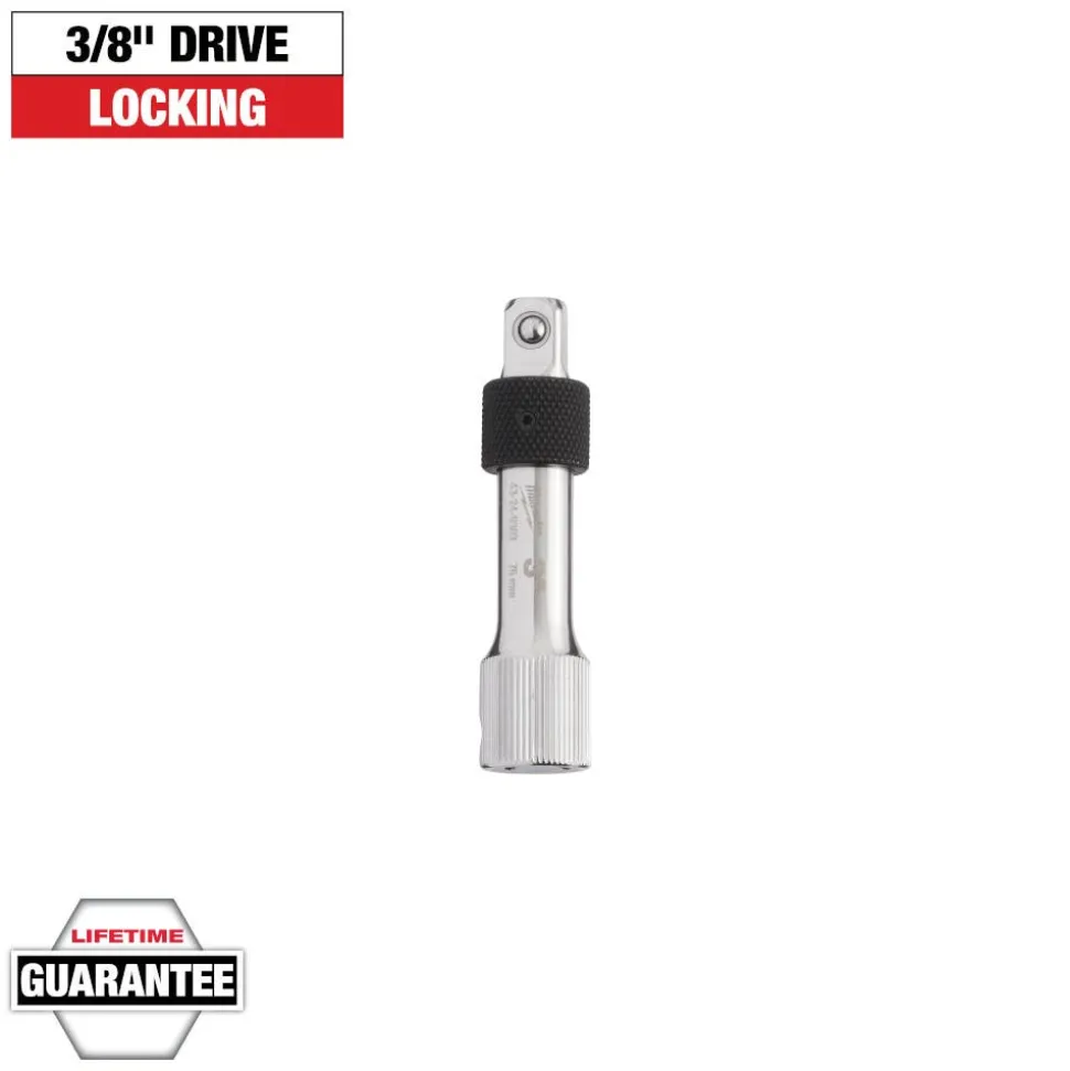 Milwaukee Tools 3/8" Drive 3" Locking Extension 43-24-9303