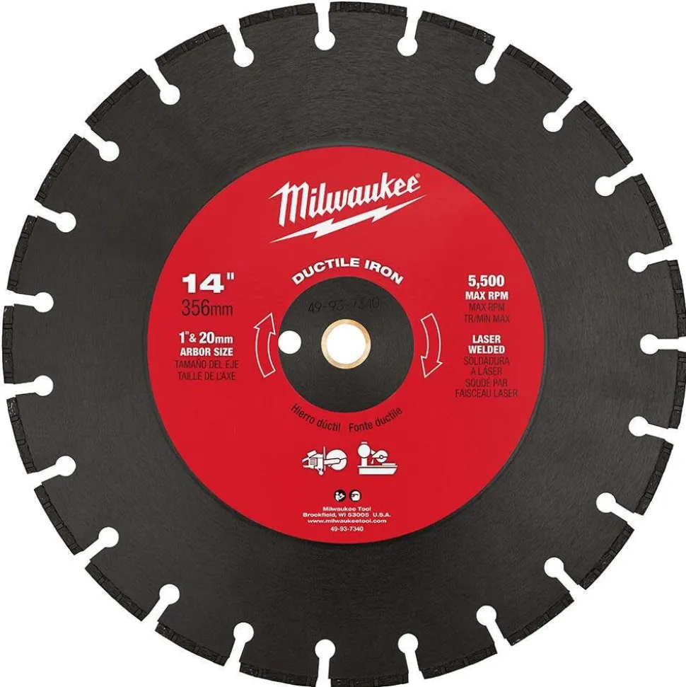 Milwaukee Tools 14" Ductile Iron Segmented 49-93-7340